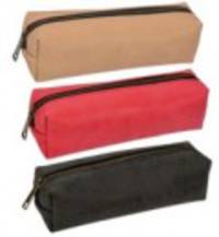 Пенал-косметичка, материал: кожа ПУ, размер: 190*60*50 мм, на молнии