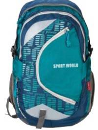 Рюкзак SPORT WOLD (Cине-голубой). Размер 48,5*31*15* см, 2 отделения, внешний карман на замке-липучке, внутренний карман, боковые карманы из сетки, уп