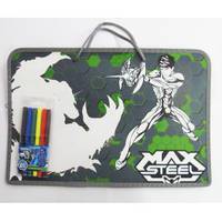 Набор для раскрашивания &quot;Max Steel&quot; ( папка для тетрадей А3- и фломастеры 6цветов)