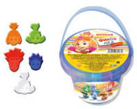 Мел фигурный "Фиксики" цветные для письма и рисования, 5 цветов 88287