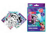 Пластилин 6 цветов &quot;Enchantimals&quot;, картинка &quot;Enchantimals&quot;, 120 гр, стек пластиковый, картонная упаковка с европодвесом 88615
