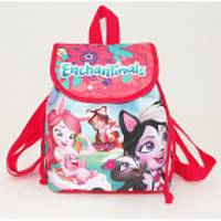 Рюкзак &quot;Enchantimals&quot; детский, дошкольный, 32*29*13,5 см, полиэстер, 1 отделение на завязках с верхним клапаном на липучке, 1 внутренний кармашек, узк