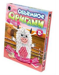Объемное оригами Корова