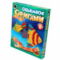 Объемное оригами Две рыбки