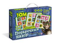 TF.Подарочный наб.3в1.Лото.Мемо.Домино+3мини-пазла.коробка с ручкой.01014