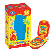 Телефон "Умка" Обуч. На Бат. Свет+Звук, Руссифиц., 7 Разв. Функций, 3 Песни В Русс. Кор. В Кор.36Шт