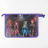 Папка для тетрадей &quot;Monster High&quot;, формат А5+, пластик, на молнии 89074