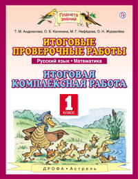 Русский язык. Математика. 1 класс. Итоговые проверочные работы. Итоговая комплексная работа