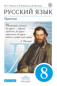 Русский язык. Практика. 8 класс. Учебник