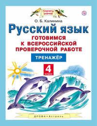 ВПР. Русский язык. 4 класс. Готовимся к Всероссийской проверочной работе. Тренажёр. ФГОС