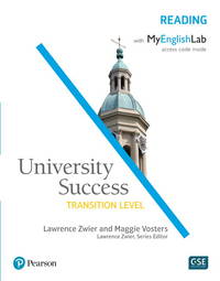University Success. Reading. Transition Level: Student Book with MyEnglishLab