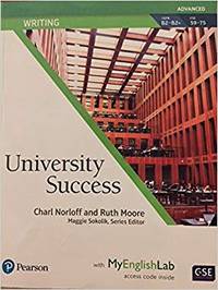 University Success. Writing. Advanced: Student Book with MyEnglishLab