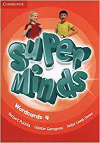 Super Minds Level 4 Wordcards (Pack of 89)