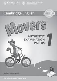 Cambridge English Young Learners 1 for Revised Exam from 2018 Movers Answer Booklet
