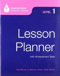 Foundation Readers. Lesson Planner. Level 1
