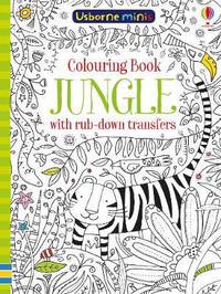 Colouring Book. Jungle with Rub Down Transfers