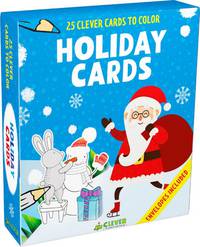 ПпЕ. Holiday Cards (25 новогодних открыток-раскрасок)