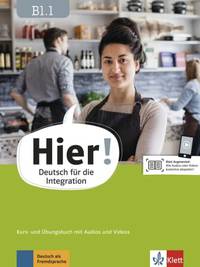Hier! B1.1. Kurs- und Übungsbuch mit Audios und Videos (+ DVD)