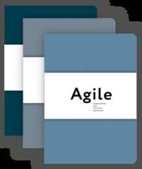 Космос. Agile-ежедневник для личного развития (темный, комплект из 3 блокнотов)