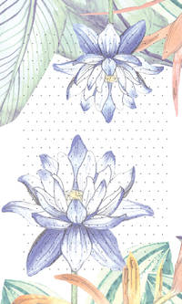 Flower Notes. Блокнот-голограмма (фиолетовый)