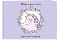 Единорог. Believe in your dreams! Альбом для рисования (формат А4, офсет 120 гр., 40 страниц, на скрепке)