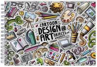 Design Art. Альбом для рисования (формат А4, офсет 160 гр., 50 страниц, евроспираль)