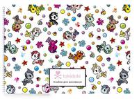 Вселенная tokidoki. Единорожки. Альбом для рисования (формат А4, офсет 160 гр., 50 страниц, евроспираль, с заданиями)