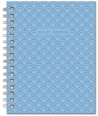 Bullet Journal (Голубой) 162x210мм, твердая обложка, пружина, блокнот в точку, 120 стр.
