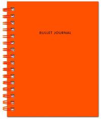 Bullet Journal (Оранжевый) 162x210мм, твердая обложка, пружина, блокнот в точку, 120 стр.