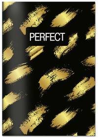 Perfect. Тетрадь студенческая (В5, зол. фольга, 40 л.)
