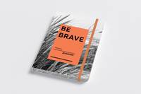Дневник школьный. Be brave (А5, 48 л., твердая обложка, крашенный обрез, с резинкой)