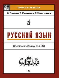 Русский язык. Опорные таблицы для ЕГЭ