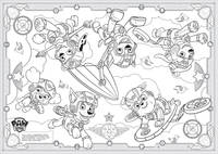 Щенячий патруль. Самая большая раскраска (красная)