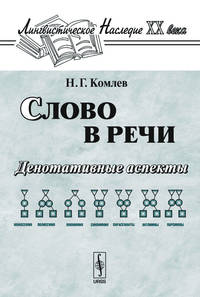 Слово в речи. Денотативные аспекты