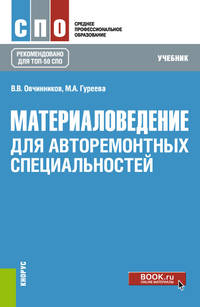 Материаловедение: для авторемонтных специальностей. Учебник