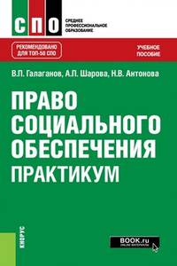 Право социального обеспечения. Практикум (СПО). Учебное пособие