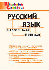 Русский язык в алгоритмах и схемах. Начальная школа