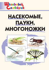 Насекомые, пауки, многоножки. Школьный словарик