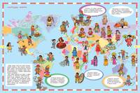 Книжка с наклейками. Атлас мира