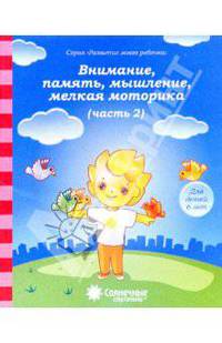 Внимание, память, мышление, мелкая моторика: Для детей 6 лет. Часть 2. Солнечные ступеньки