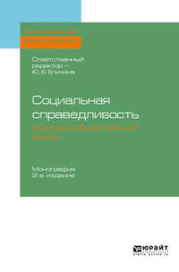 Социальная справедливость в русской общественной мысли. Монография