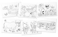 Раскраска - игра. Развивающие игры. Что общее?