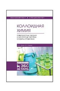 Коллоидная химия. Поверхностные явления и дисперсные системы. Словарь-справочник. Учебное пособие