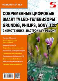 Современные цифровые Smart TV LED-телевизоры GRUNDIG, PHILIPS, SONY, TCL. Схемотехника, настройка и ремонт. Выпуск №152