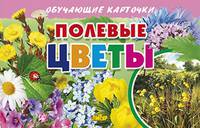 Обучающие карточки. Полевые цветы