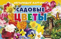 Обучающие карточки. Садовые цветы