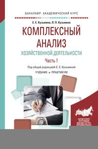 Комплексный анализ хозяйственной деятельности. В 2-х частях. Часть 1. Учебник и практикум для академического бакалавриата