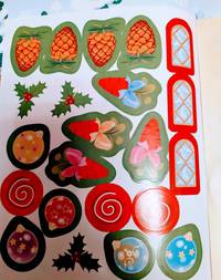 Наклейки для малышей. Дед мороз