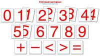 Счетный материал. Цифры. Набор из 20 карточек