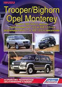 Isuzu Trooper / Bighorn, Opel Monterey. Устройство, техническое, обслуживание и ремонт